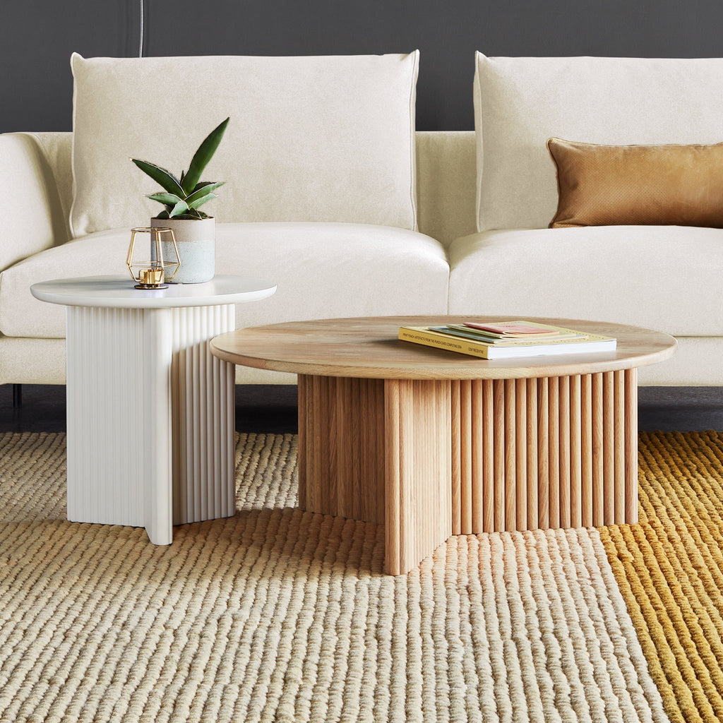 Odeon End Table – Sculptural Modern Side Table with Column - Inspired Design - Sage InteriorsSage InteriorsEnd Table