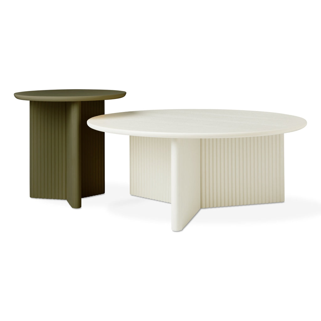 Odeon End Table – Sculptural Modern Side Table with Column - Inspired Design - Sage InteriorsSage InteriorsEnd Table