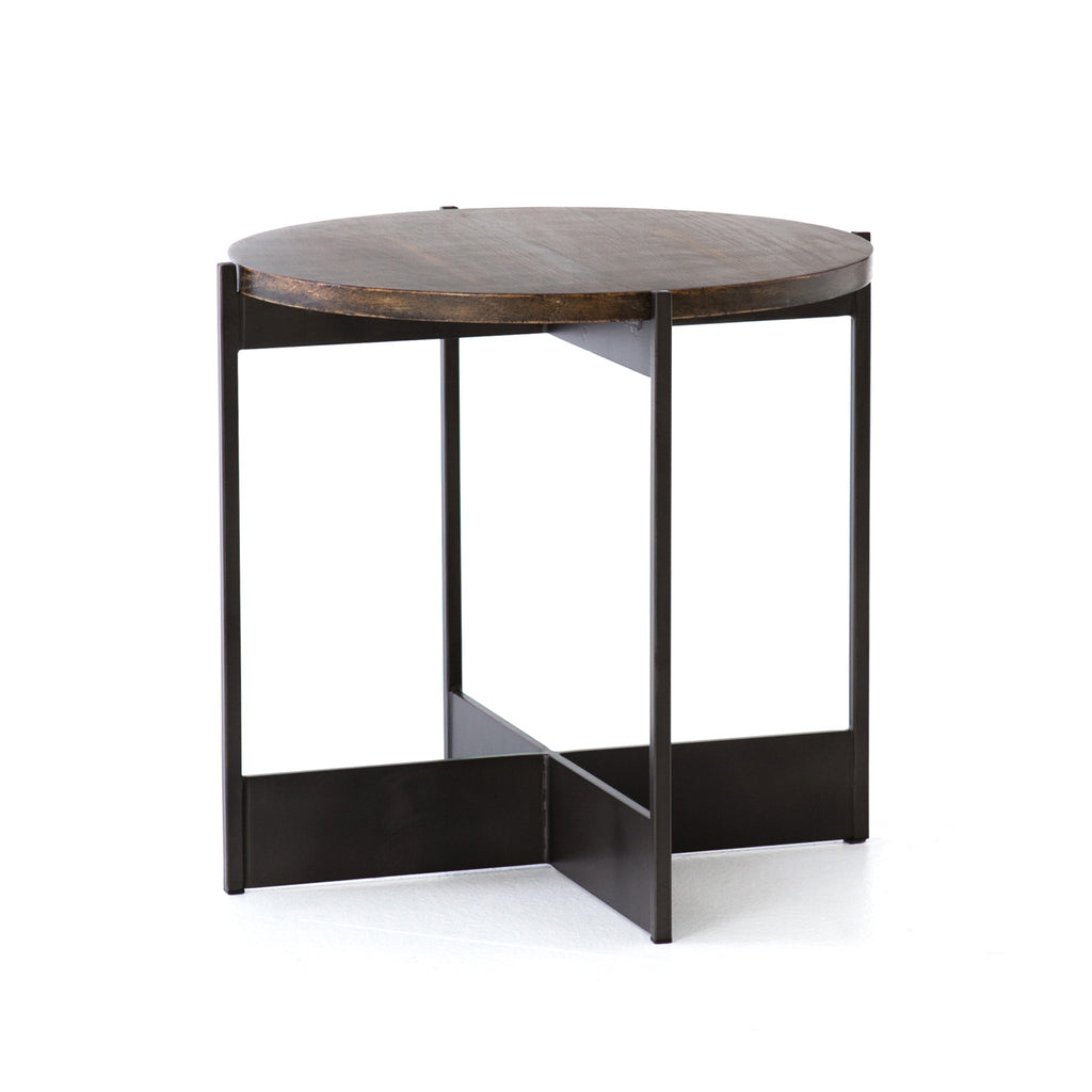 Offsetting End Table - Sage InteriorsFH