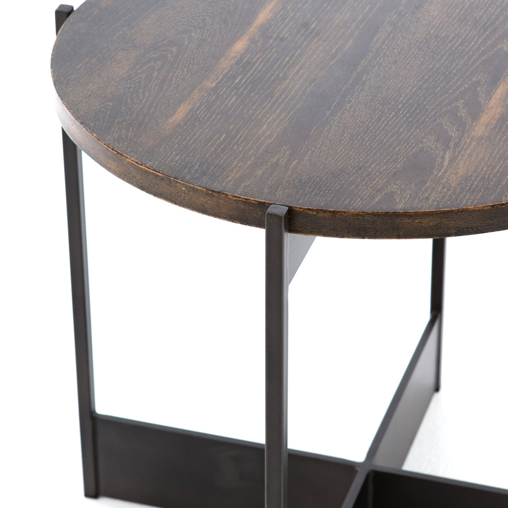 Offsetting End Table - Sage InteriorsFH