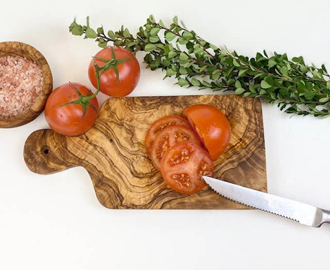 Olive Wood Paddle Board: 9" - Sage InteriorsNatural OliveWoodcharcuterie board