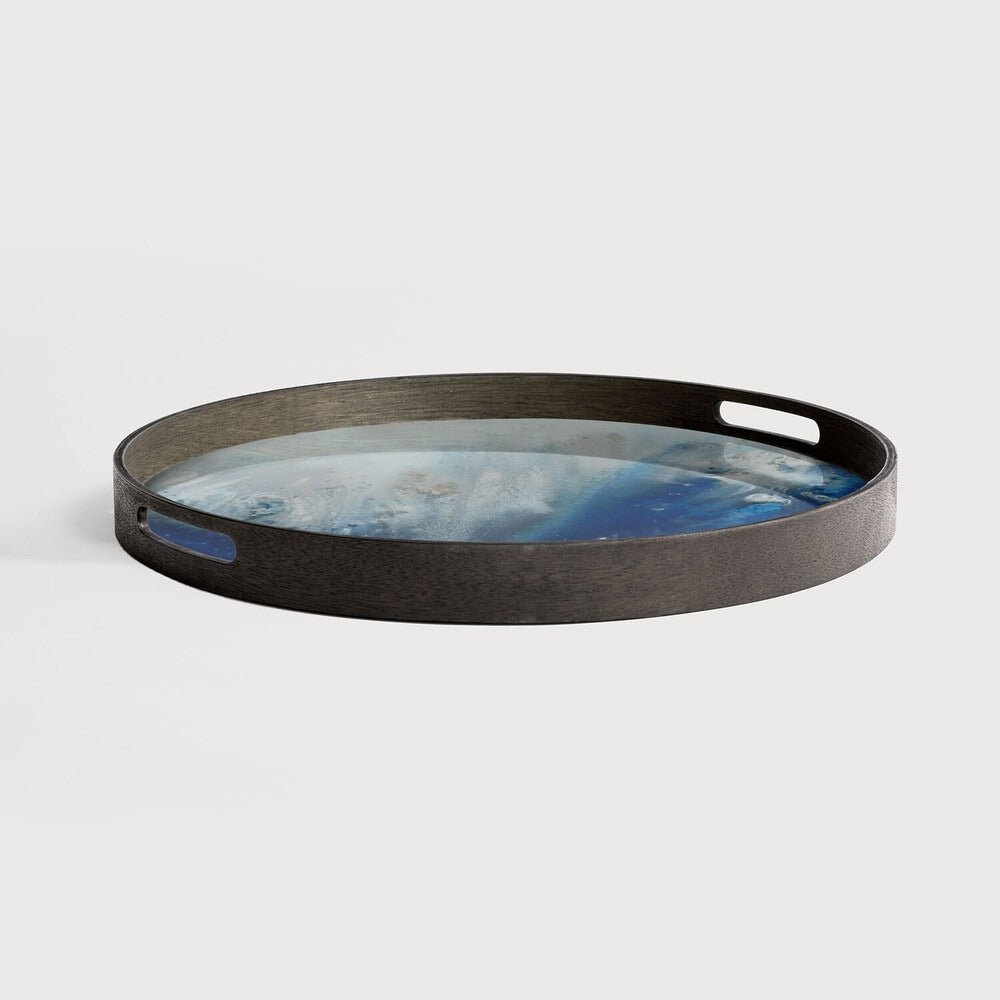 Organic Glass Tray in Bronze Finish Sage Interiors - Sage InteriorsNotre Monde