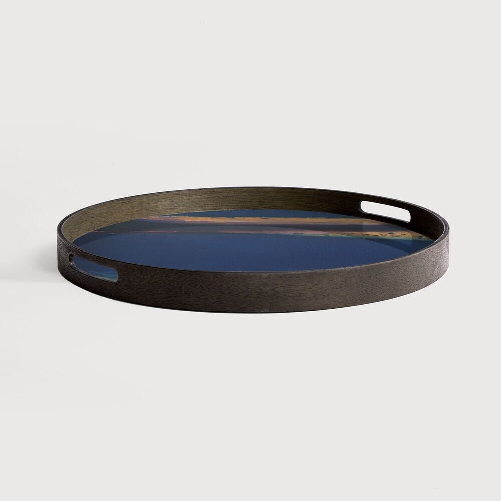 Organic Glass Tray in Bronze Finish Sage Interiors - Sage InteriorsNotre Monde