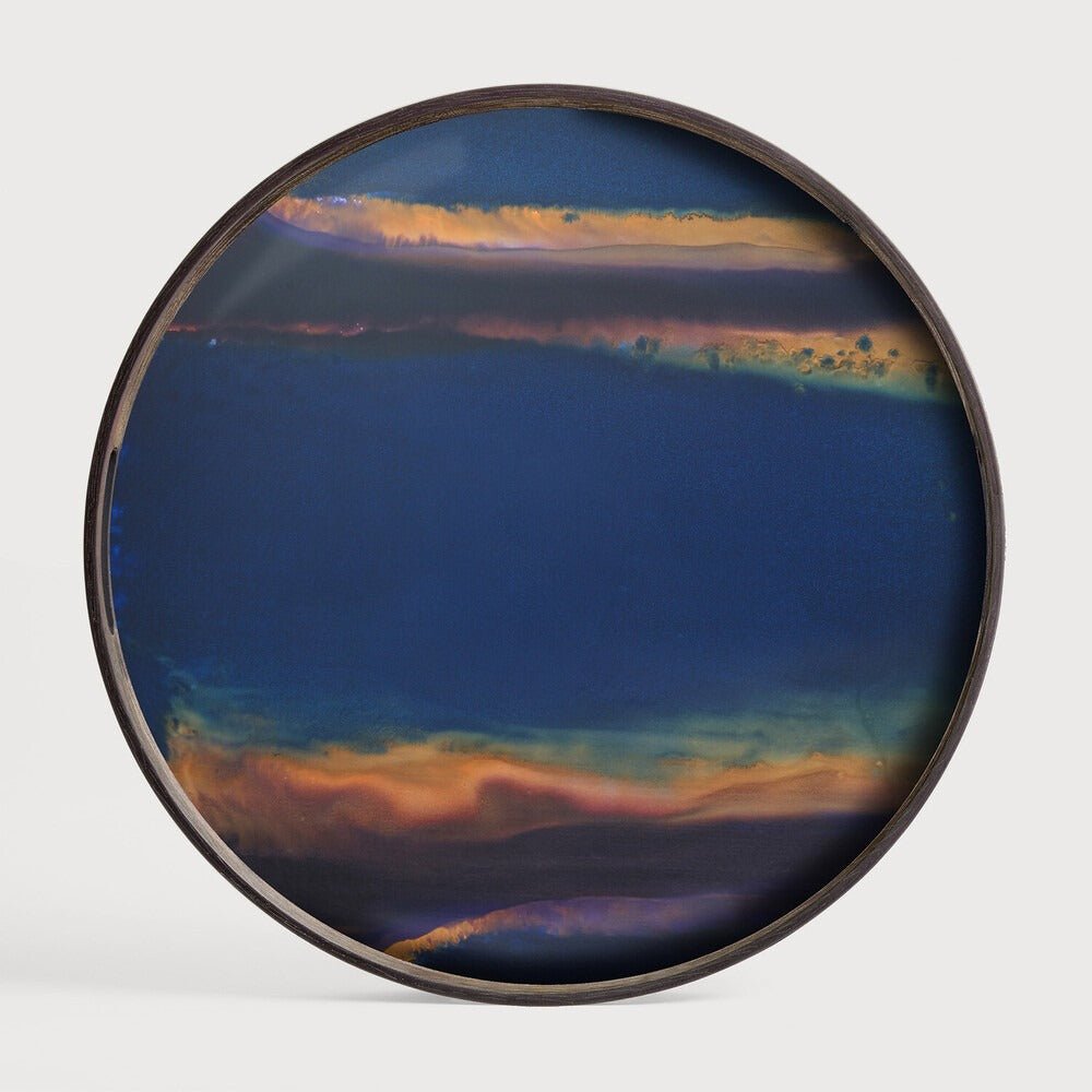 Organic Glass Tray in Bronze Finish Sage Interiors - Sage InteriorsNotre Monde
