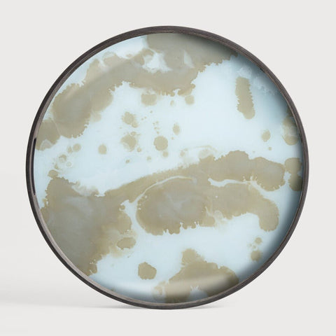 Organic Glass Tray in Bronze Finish Sage Interiors - Sage InteriorsNotre Monde