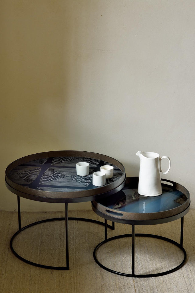 Organic Glass Tray in Bronze Finish Sage Interiors - Sage InteriorsNotre Monde