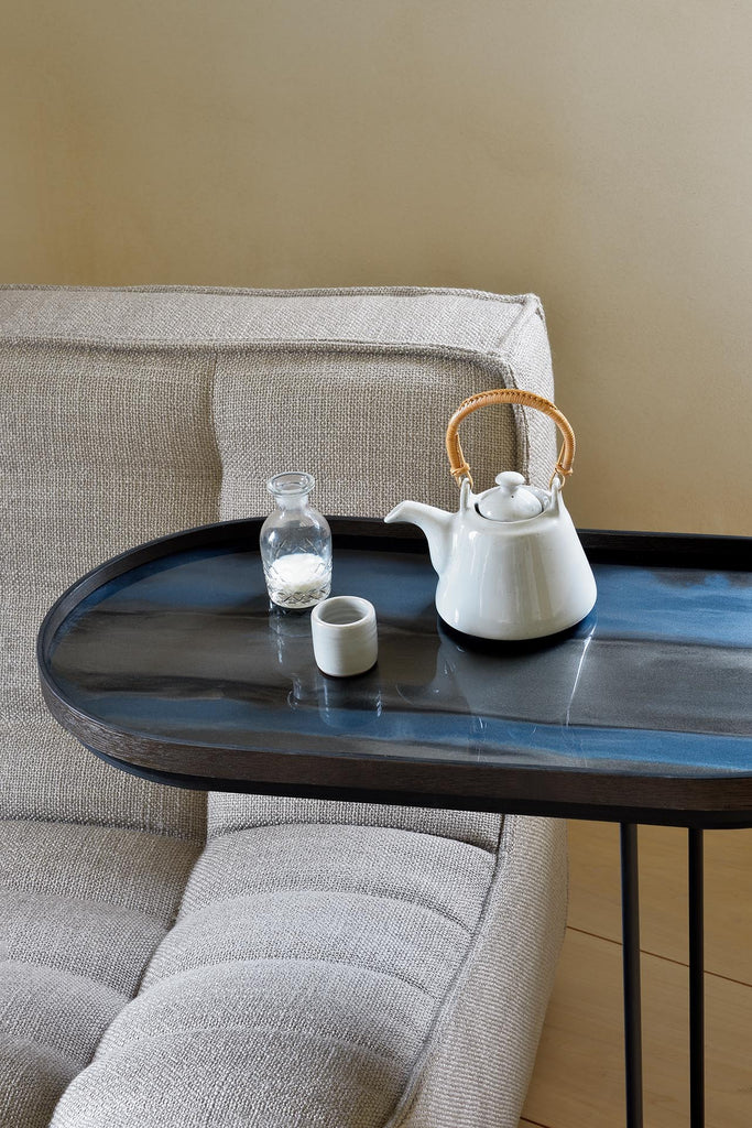 Organic Glass Tray in Bronze Finish Sage Interiors - Sage InteriorsEthnicrafttray