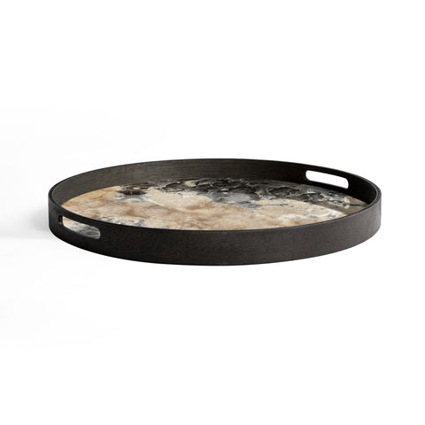 Organic Glass Tray Bronze | Sage Interiors