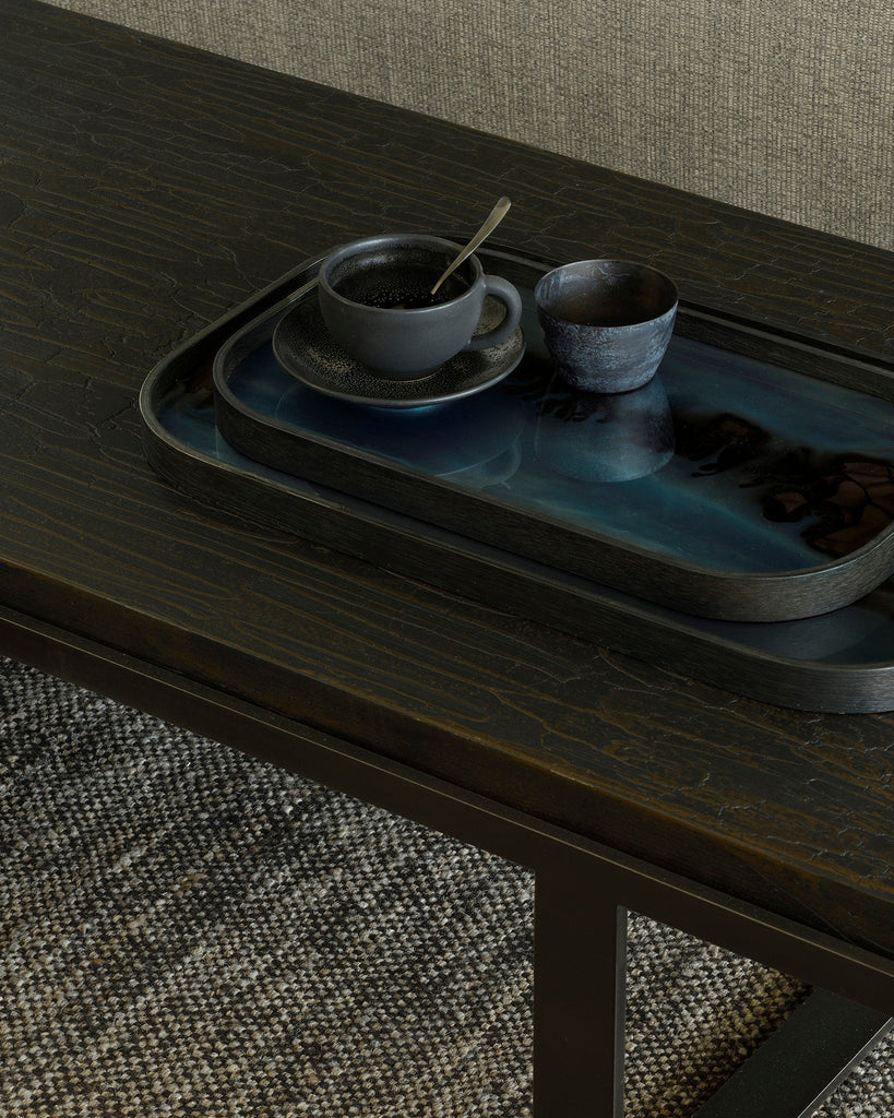 Organic Handcrafted Glass Valet Tray by Dawn Sweitzer – Rectangular - Sage InteriorsEthnicraftvalet tray