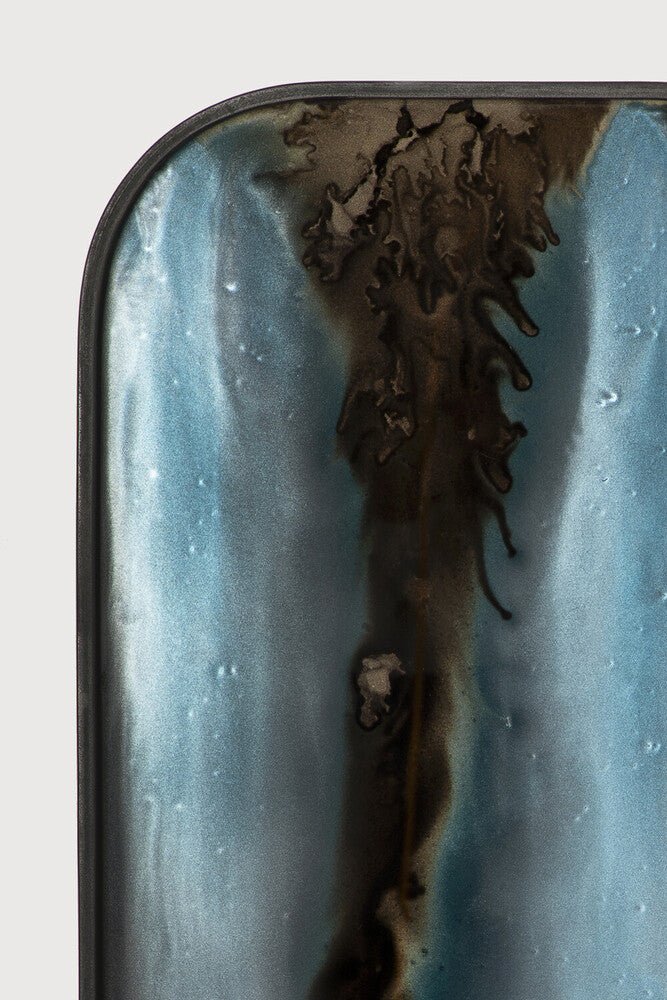 Organic Handcrafted Glass Valet Tray by Dawn Sweitzer – Rectangular - Sage InteriorsEthnicraftvalet tray