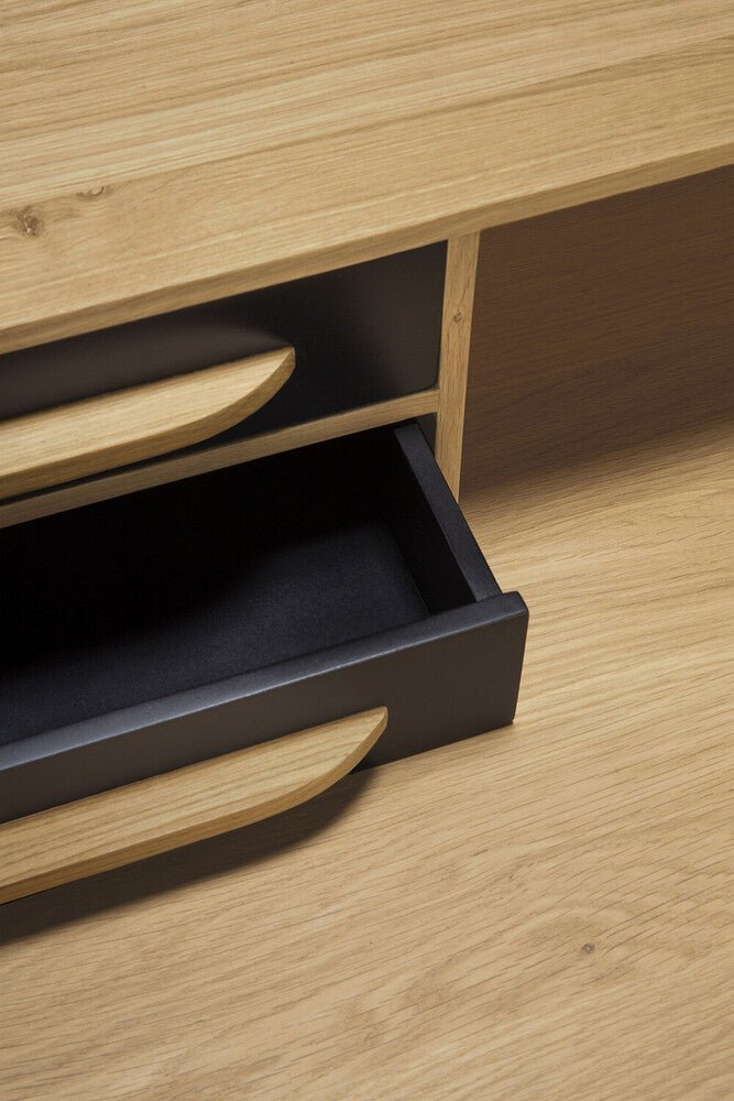 Origami Desk – Geometric Solid Wood Desk by Sage Interiors - Sage Interiorsethnicraft