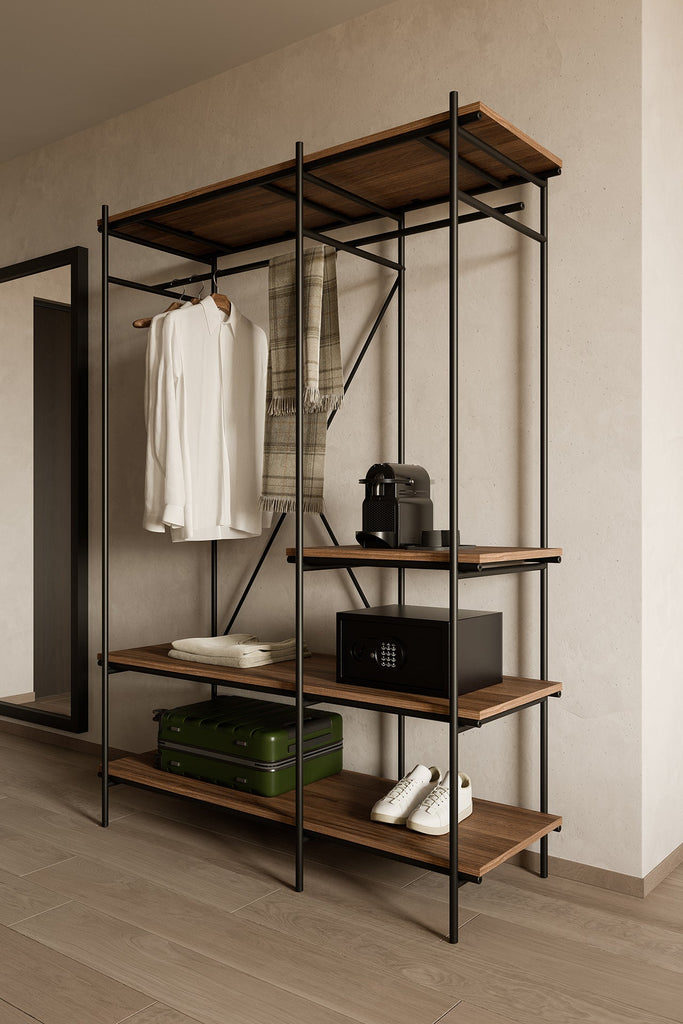 Oscar Hanging Rack – Modern Wooden Wall Rack Sage Interiors - Sage InteriorsEthnicraft