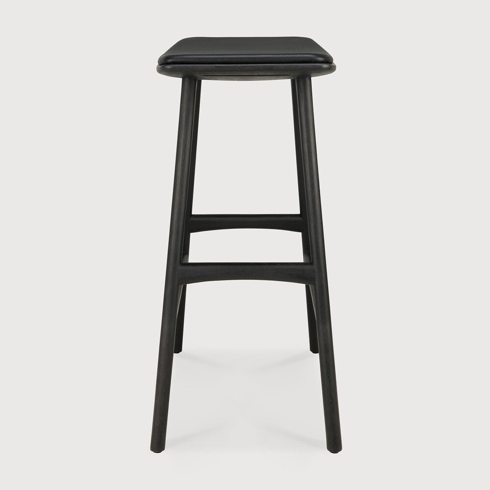 Osso Counter Stool – Compact Wood Seating by Sage Interiors - Sage InteriorsEthnicraftCounter Stool