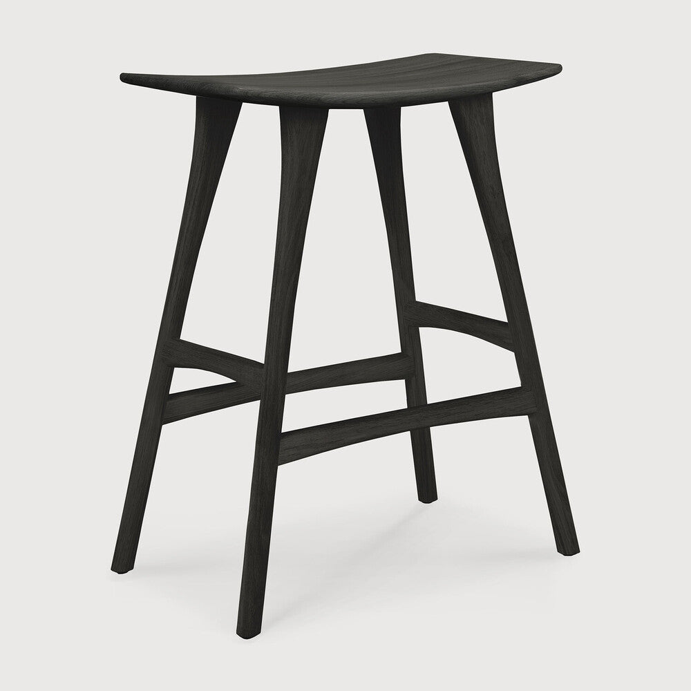 Osso Counter Stool – Compact Wood Seating by Sage Interiors - Sage InteriorsEthnicraftCounter Stool