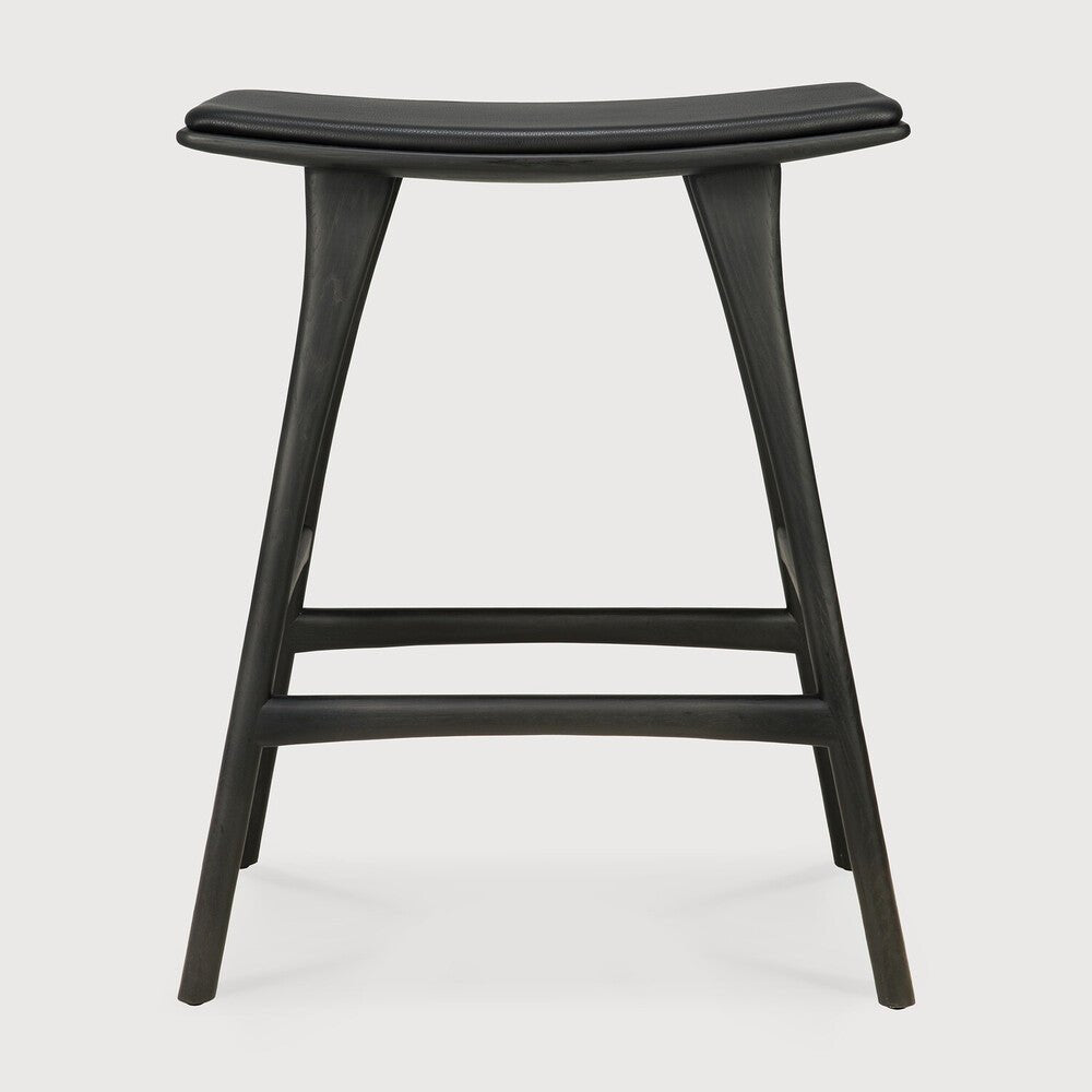 Osso Counter Stool – Compact Wood Seating by Sage Interiors - Sage InteriorsEthnicraftCounter Stool
