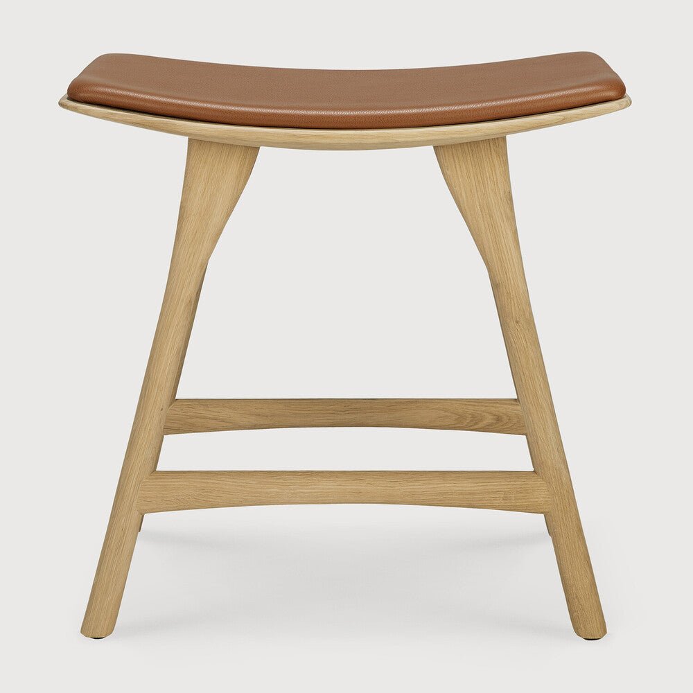 Osso Counter Stool – Compact Wood Seating by Sage Interiors - Sage InteriorsEthnicraftCounter Stool