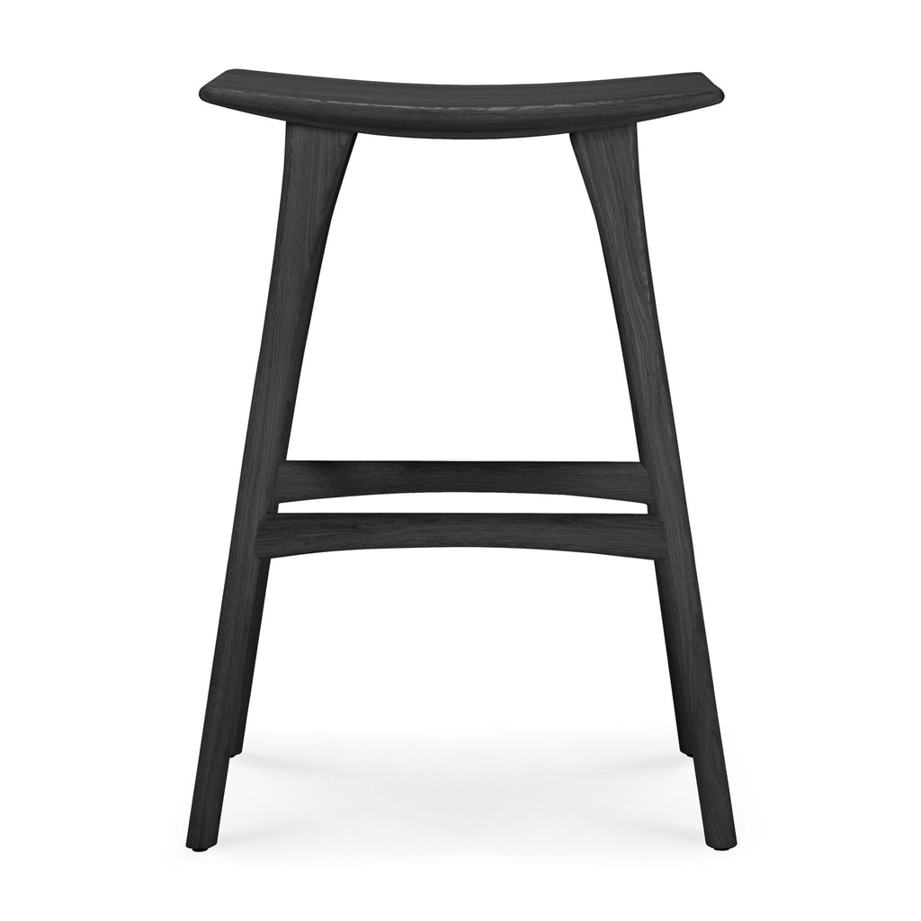 Osso Stool, Black Oak - Sage Interiorsethnicraft