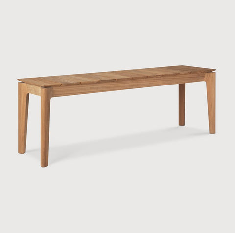Outdoor Bench – Sage Interiors Bok Solid Teak Bench with Optional Cushion - Sage InteriorsEthnicraftOutdoor Bench