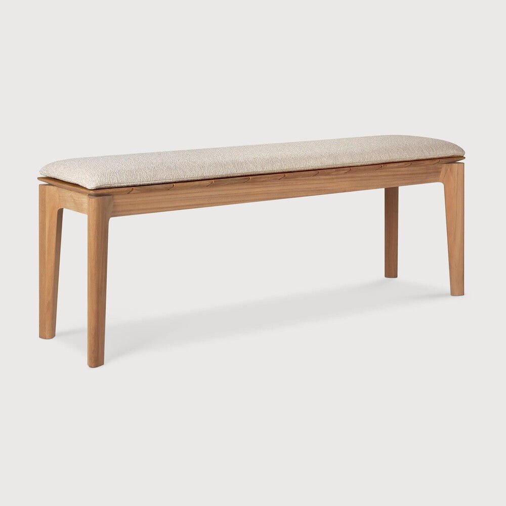 Outdoor Bench – Sage Interiors Bok Solid Teak Bench with Optional Cushion - Sage InteriorsSage InteriorsOutdoor Bench