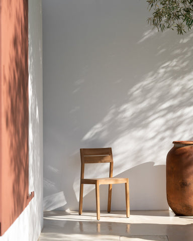 Outdoor Dining Chair – Sage Interiors EX1 Solid Teak Design - Sage InteriorsEthnicraftDining Chair