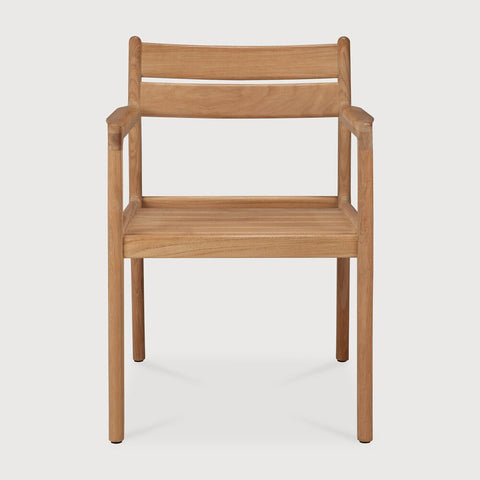 Outdoor Dining Chair – Sage Interiors Jack Solid Teak Frame - Sage InteriorsEthnicraftDining Chair