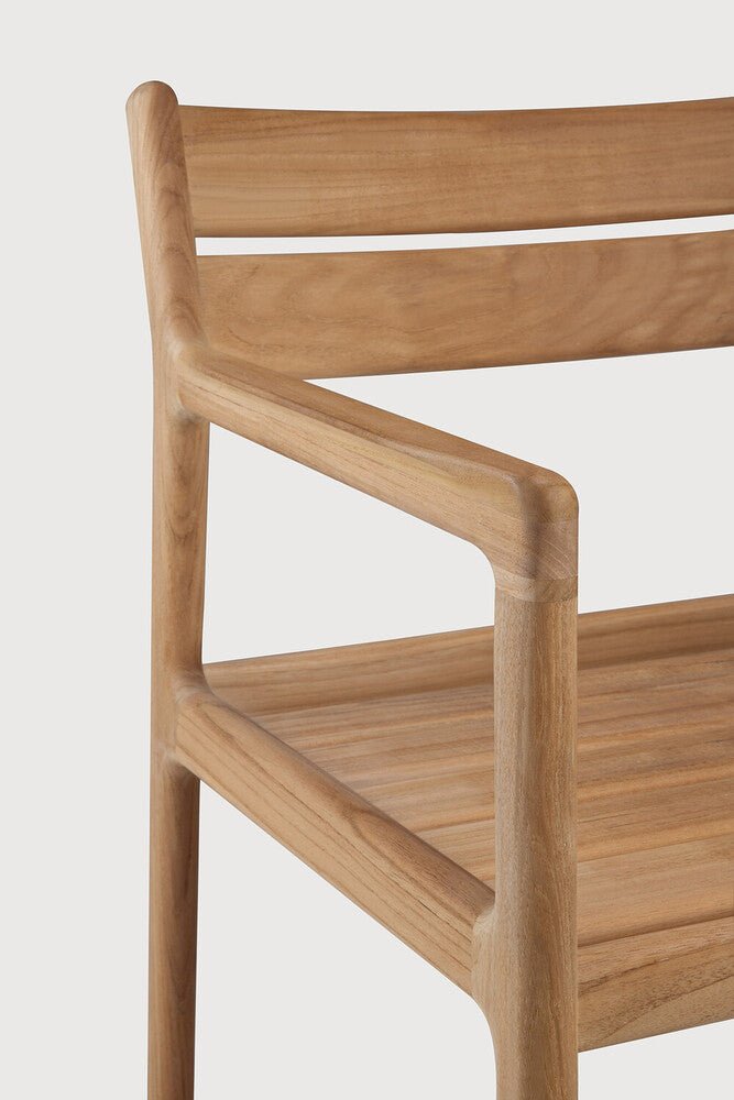 Outdoor Dining Chair – Sage Interiors Jack Solid Teak Frame - Sage InteriorsEthnicraftDining Chair