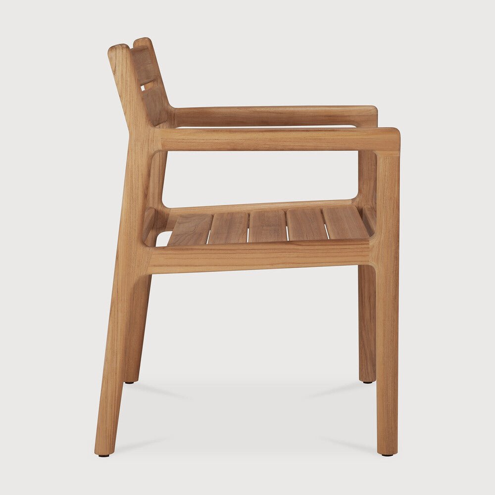 Outdoor Dining Chair – Sage Interiors Jack Solid Teak Frame - Sage InteriorsEthnicraftDining Chair