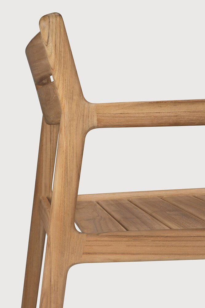 Outdoor Dining Chair – Sage Interiors Jack Solid Teak Frame - Sage InteriorsEthnicraftDining Chair