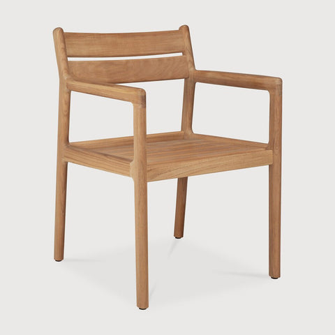 Outdoor Dining Chair – Sage Interiors Jack Solid Teak Frame - Sage InteriorsEthnicraftDining Chair