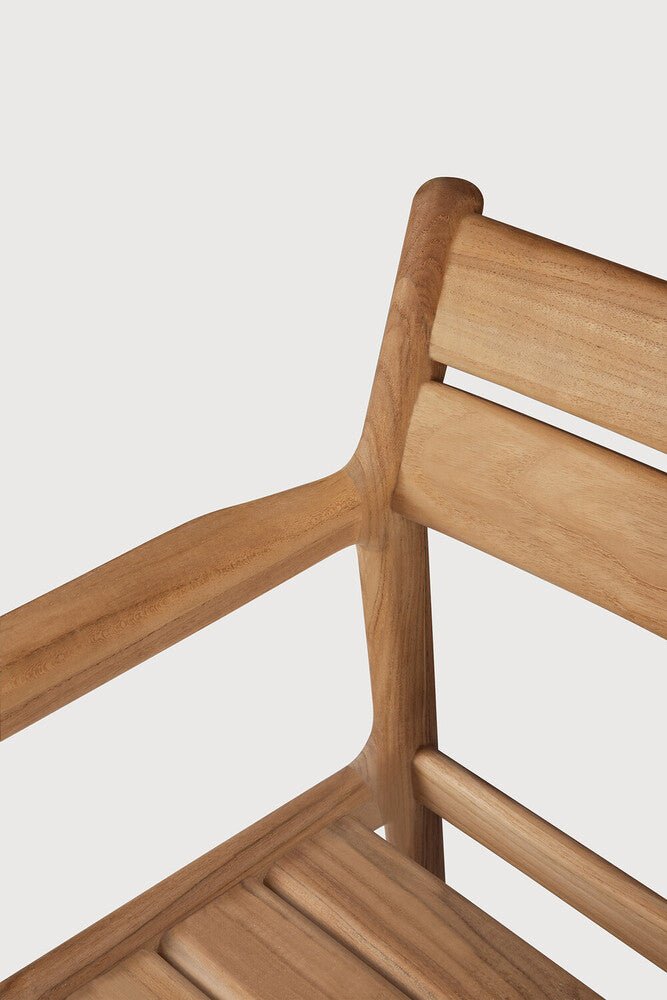 Outdoor Dining Chair – Sage Interiors Jack Solid Teak Frame - Sage InteriorsEthnicraftDining Chair