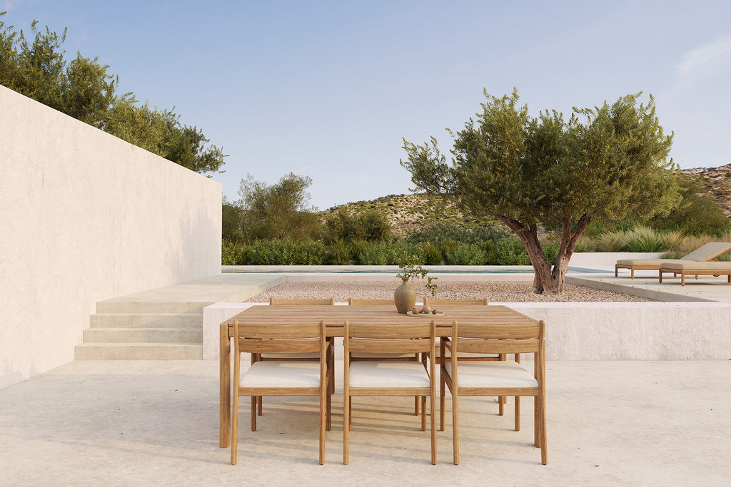 Outdoor Dining Chair – Sage Interiors Jack Teak & Optional Quick‑Dry Cushion - Sage InteriorsEthnicraftDining Chair