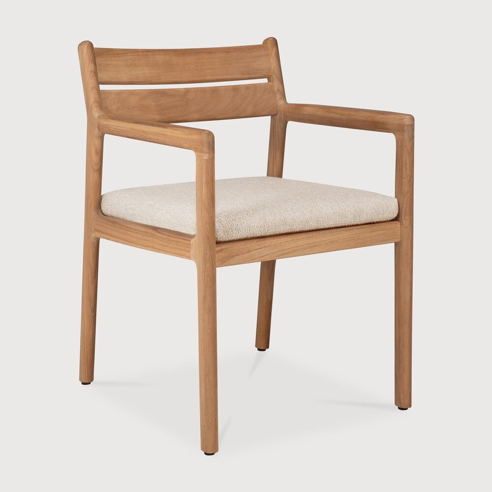 Outdoor Dining Chair – Sage Interiors Jack Teak & Optional Quick‑Dry Cushion - Sage InteriorsEthnicraftDining Chair