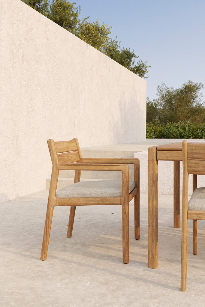 Outdoor Dining Chair – Sage Interiors Jack Teak & Optional Quick‑Dry Cushion - Sage InteriorsEthnicraftDining Chair