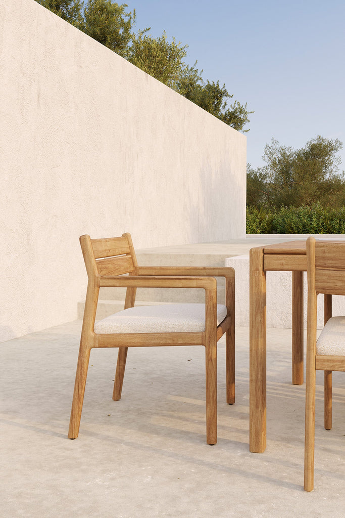Outdoor Dining Chair – Sage Interiors Jack Teak & Optional Quick‑Dry Cushion - Sage InteriorsEthnicraftDining Chair