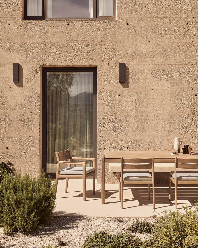 Outdoor Dining Chair – Sage Interiors Jack Teak with Optional Quick‑Dry Cushion | Sage Interiors