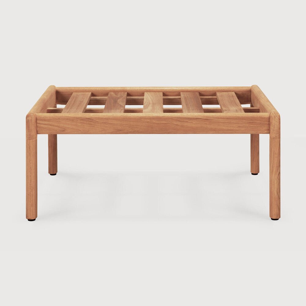 Outdoor Footstool Frame – Sage Interiors Jack Solid Teak Base Only - Sage InteriorsEthnicraftOutdoor Footstool Frame