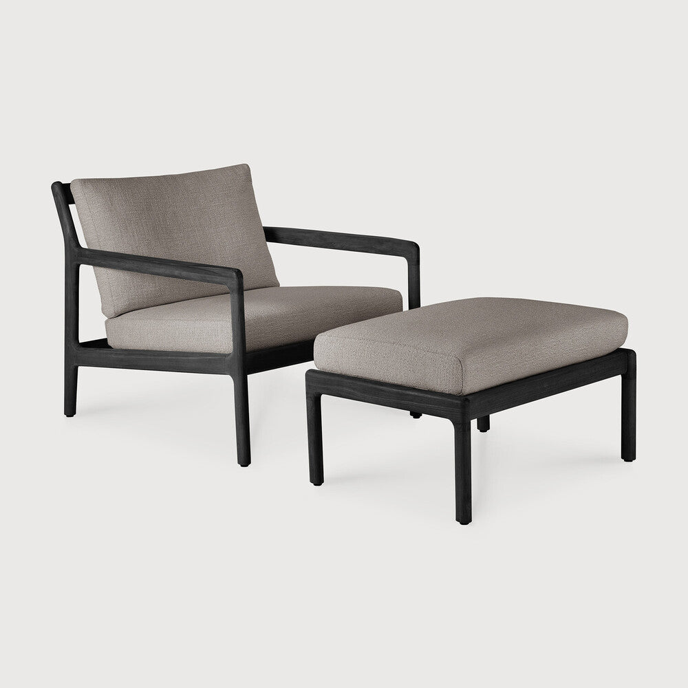 Outdoor Footstool – Sage Interiors Jack Teak & Quick‑Dry Cushion - Sage InteriorsEthnicraftOutdoor Footstool
