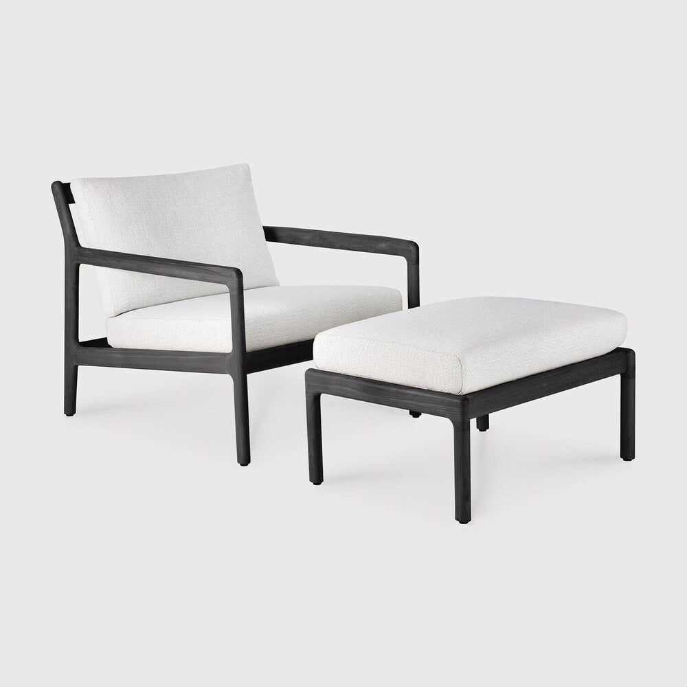 Outdoor Footstool – Sage Interiors Jack Teak & Quick‑Dry Cushion - Sage InteriorsEthnicraftOutdoor Footstool