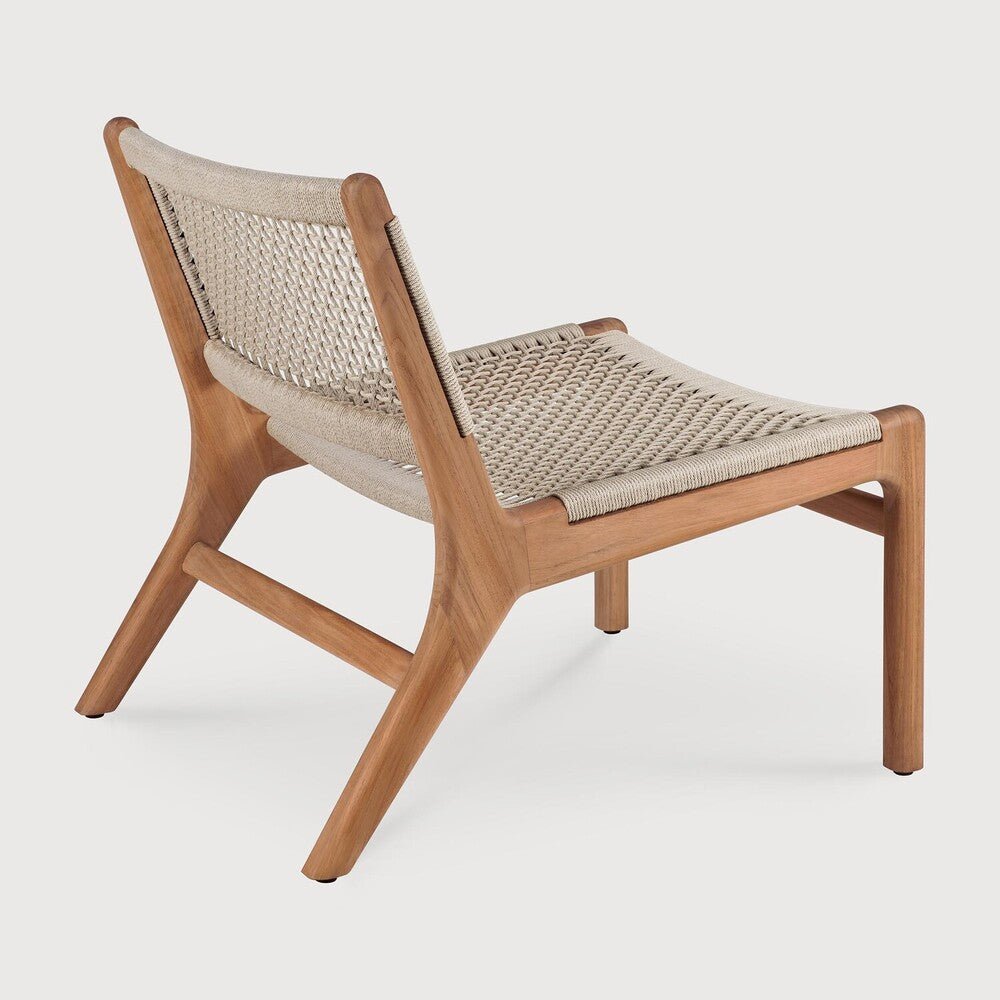 Outdoor Lounge Chair – Sage Interiors Jack Woven Teak & Weather‑Resistant Cord - Sage InteriorsEthnicraftOutdoor Lounge Chair