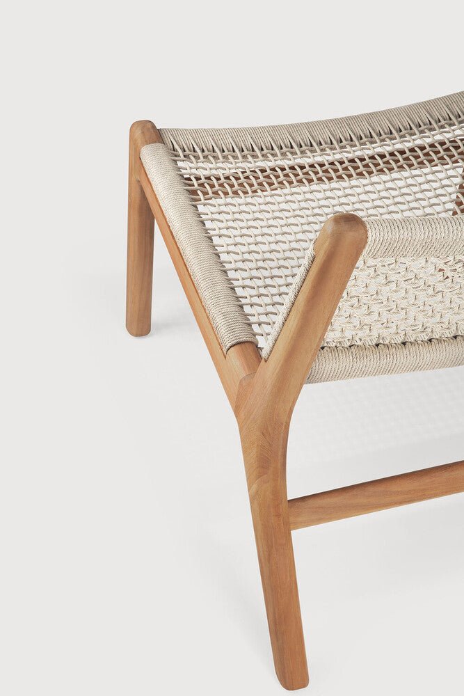 Outdoor Lounge Chair – Sage Interiors Jack Woven Teak & Weather‑Resistant Cord - Sage InteriorsEthnicraftOutdoor Lounge Chair