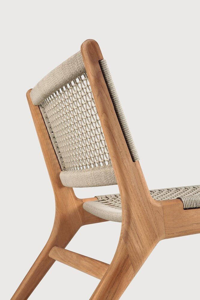 Outdoor Lounge Chair – Sage Interiors Jack Woven Teak & Weather‑Resistant Cord - Sage InteriorsEthnicraftOutdoor Lounge Chair