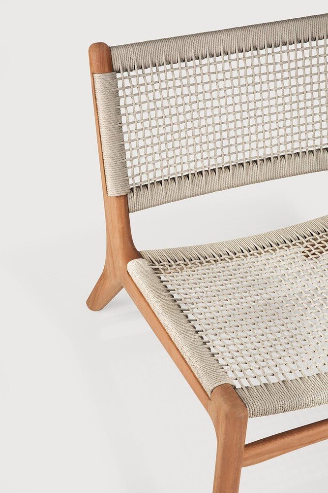 Outdoor Lounge Chair – Sage Interiors Jack Woven Teak & Weather‑Resistant Cord - Sage InteriorsEthnicraftOutdoor Lounge Chair