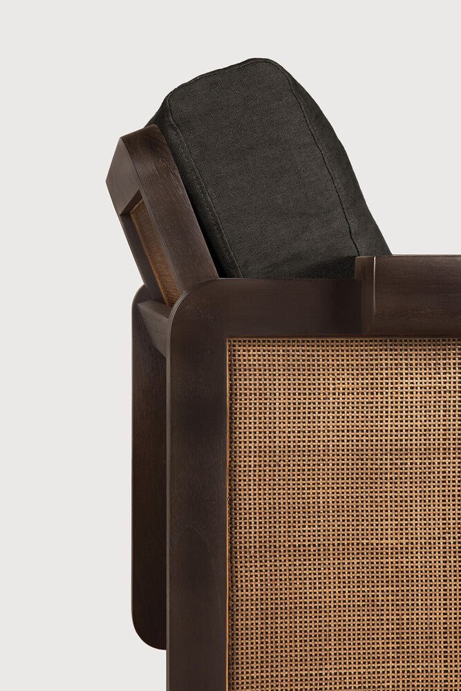Panel Lounge Chair – Bold Wood & Upholstered Accent by Sage Interiors - Sage InteriorsEthnicraftlounge chair