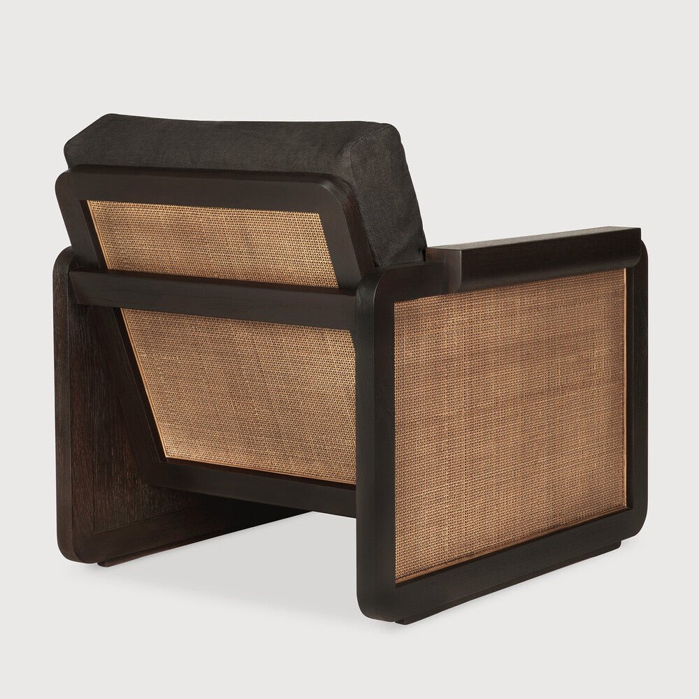 Panel Lounge Chair – Bold Wood & Upholstered Accent by Sage Interiors - Sage InteriorsEthnicraftlounge chair
