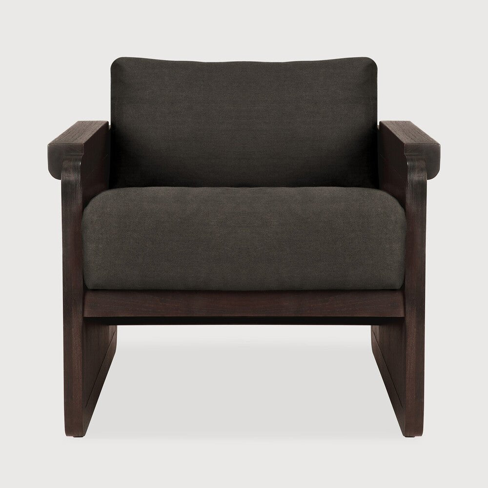 Panel Lounge Chair – Bold Wood & Upholstered Accent by Sage Interiors - Sage InteriorsEthnicraftlounge chair