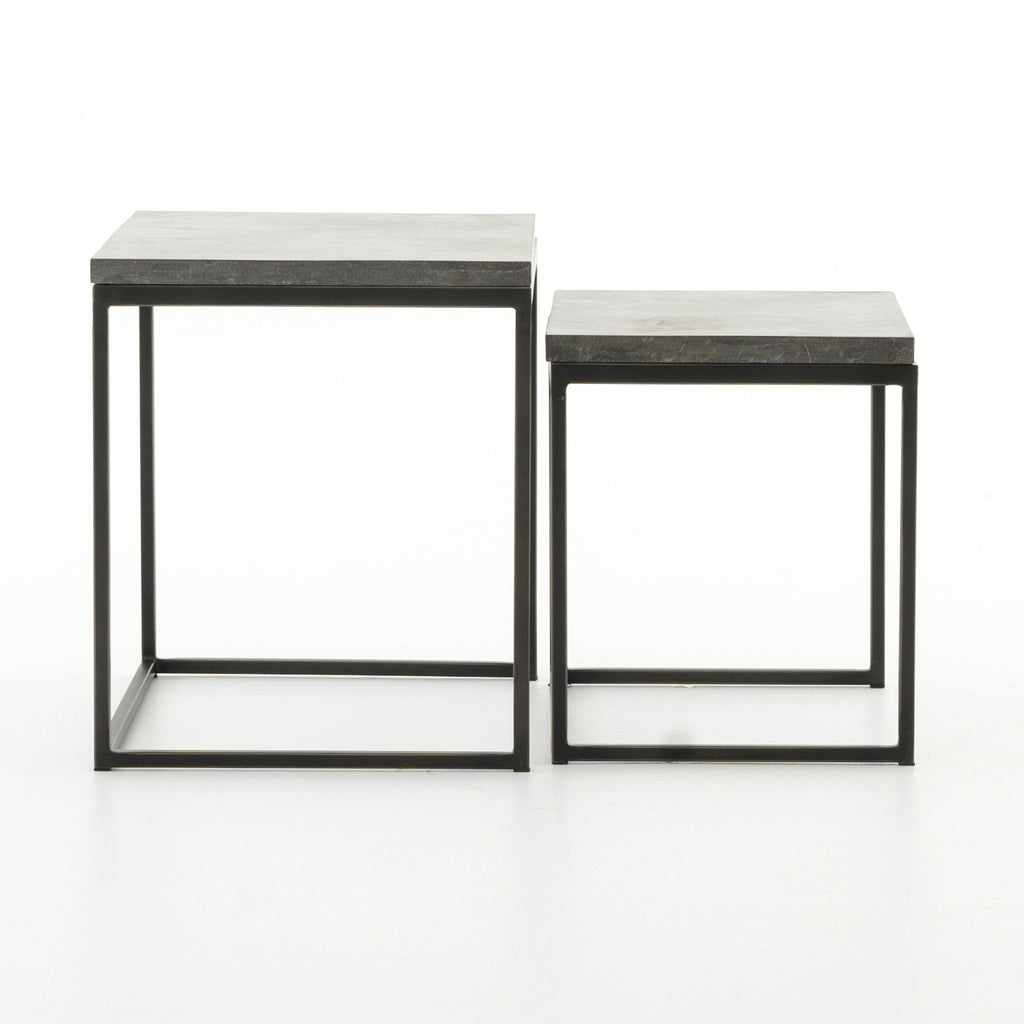 Parson's Bluestone Nesting Tables - Sage InteriorsFH