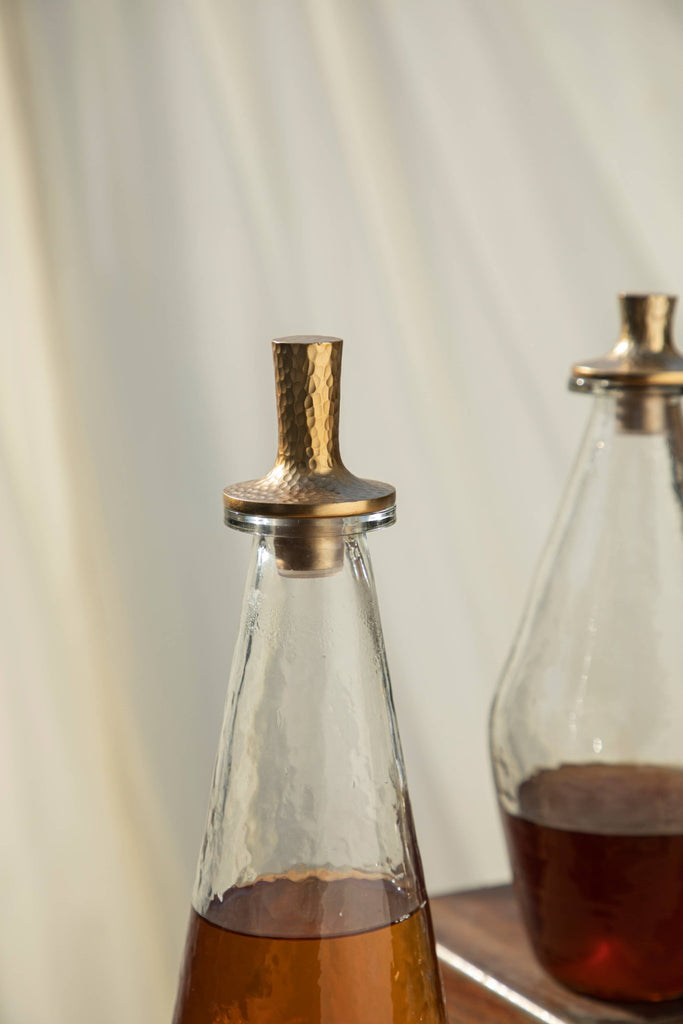 Pebbled Decanter Tall - Sage InteriorsThe Collectivedecanter