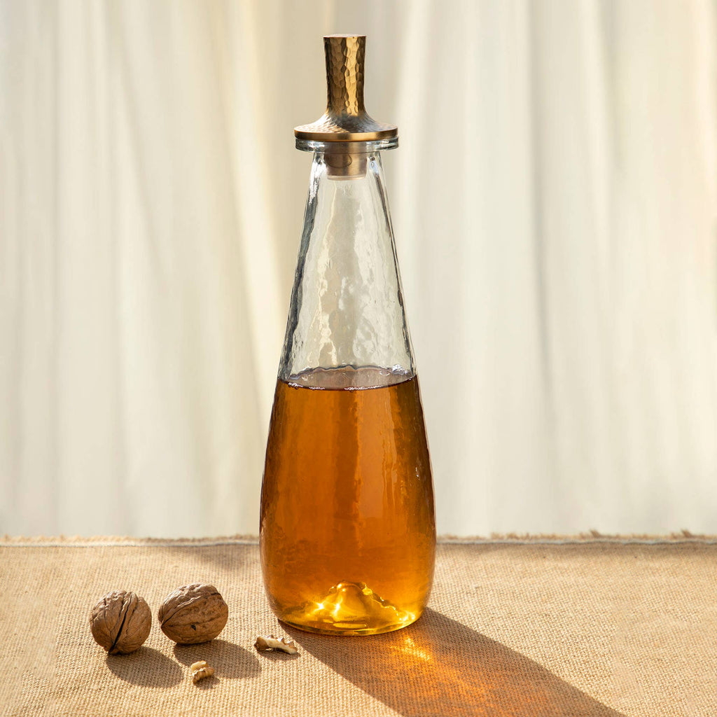Pebbled Decanter Tall - Sage InteriorsThe Collectivedecanter