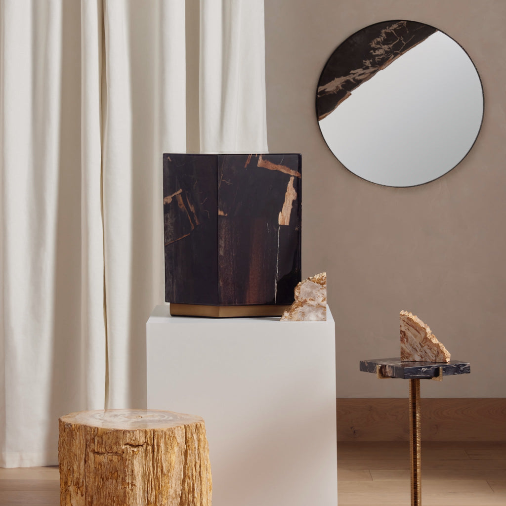 Petrified Wood End Table IV - Sage InteriorsFHEnd Table