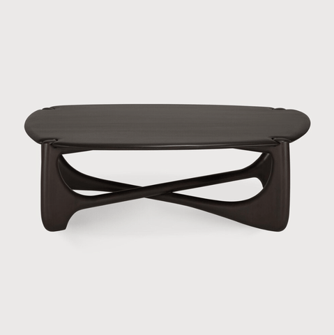 Pi Coffee Table – Pebble Shape Sculptural Solid Wood Accent Piece - Sage InteriorsEthnicraftCoffee Table